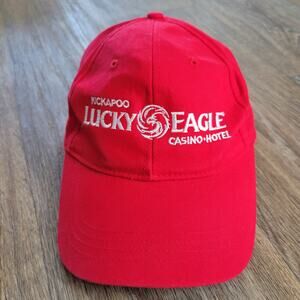 Kickapoo Lucky Eagle Red Adjustable Hat